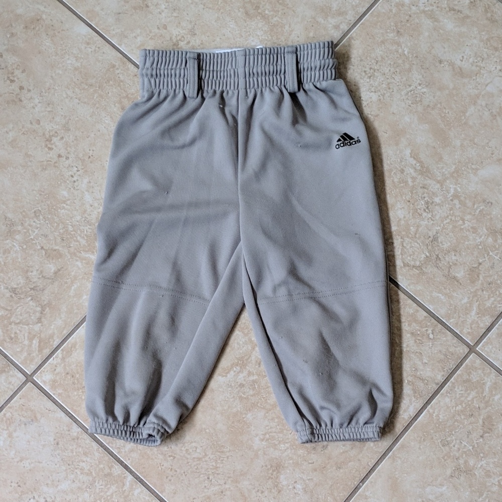 Boys Adidias XXS grey used baseball pants